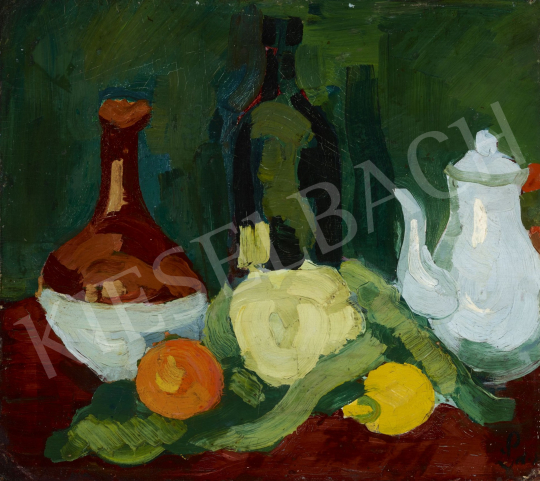  Nemes Lampérth, József - Still Life with Orange painting