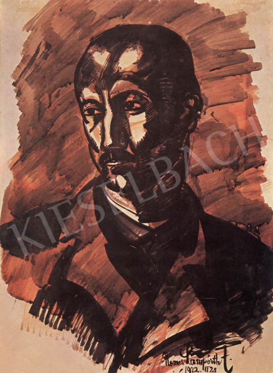  Nemes Lampérth József - Férfiarckép, 1922 festménye