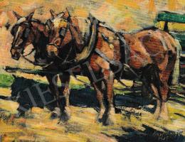  Kieselbach, Géza - Horses, 1929 