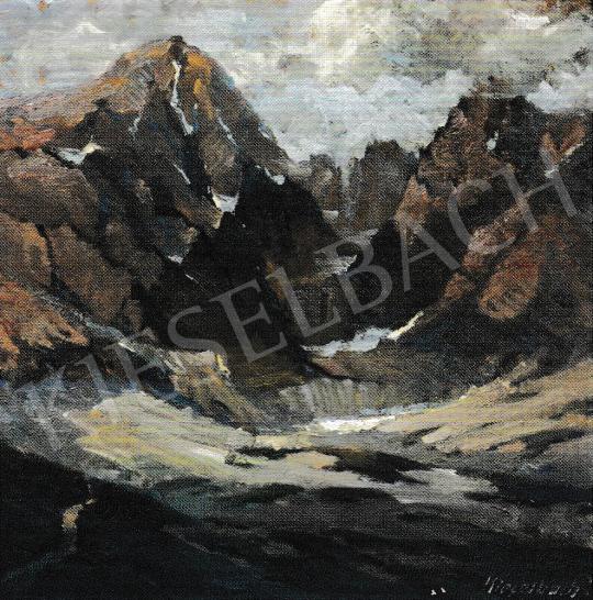  Kieselbach, Géza - High Tatras, 1962 painting