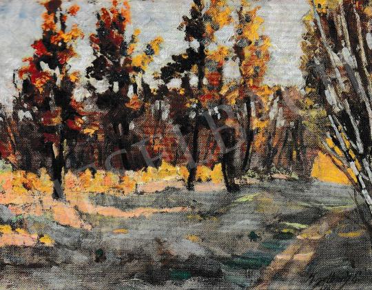 Kieselbach, Géza - In Autumn, 1928 painting