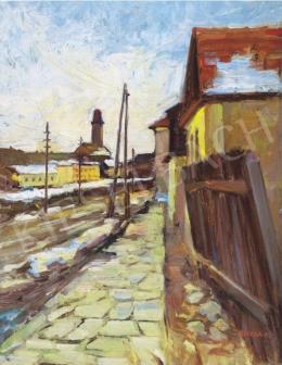 Mikola, András - Street in Nagybánya 
