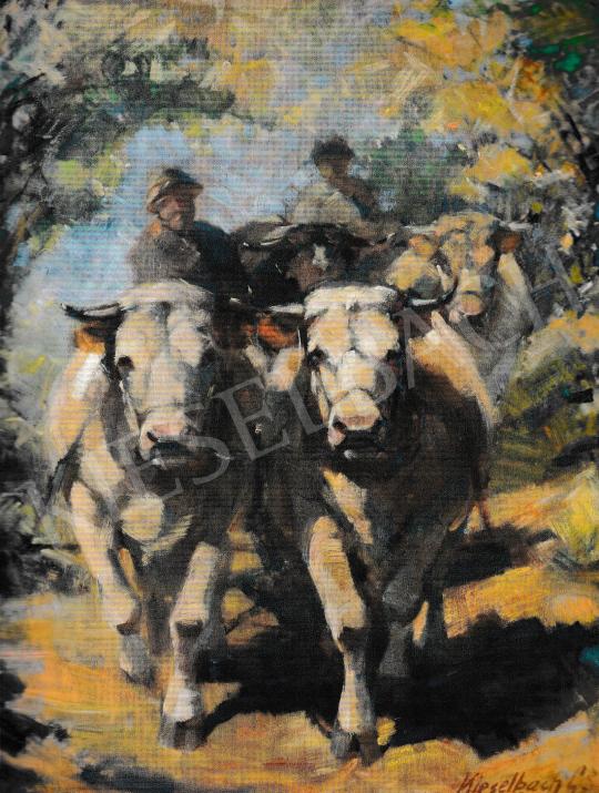  Kieselbach, Géza - Carriage, 1951 painting