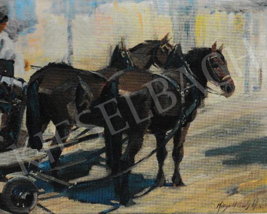  Kieselbach, Géza - Carriage, 1950 painting