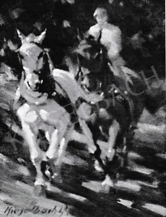  Kieselbach Géza - Lovas, 1950-1955 festménye