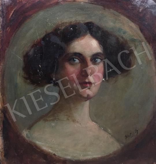 For sale  Glatter, Gyula - Female Portrait 's painting