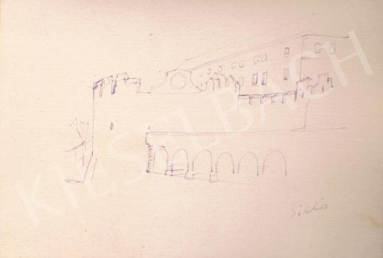  Szűcs, Pál - Castle of Siklós painting