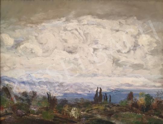  Magyar Mannheimer, Gusztáv - Cloudy Clouds painting