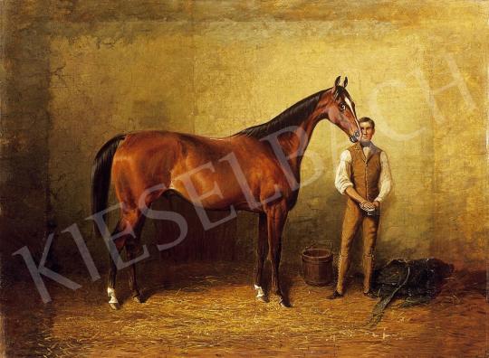 Ismeretlen festő, 19. század vége - A versenyló | 7. Aukció aukció / 163 tétel