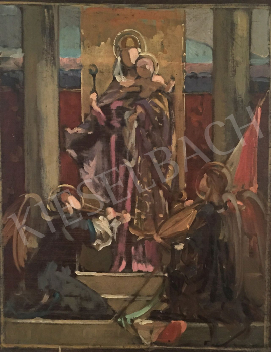  Stein, János Gábor - Hungarian Madonna painting