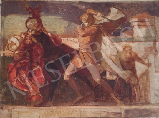  Stein, János Gábor - Fight Scene painting