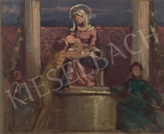  Stein, János Gábor - Madonna with the Infant Jesus painting