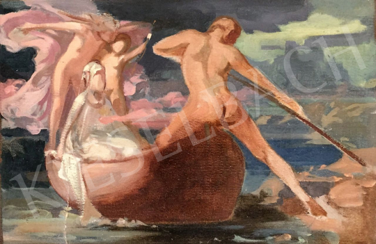  Stein, János Gábor - Sea Scene with Nymphs painting