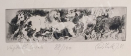 Pituk, József - Galloping Horses 