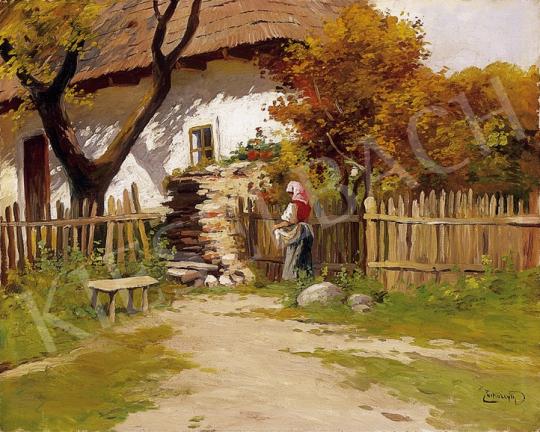 Zorkóczy, Gyula - Village scene | 7th Auction auction / 193 Lot