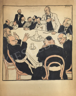 Földes, Imre (Feld Imre) - Gentlemen's Table 