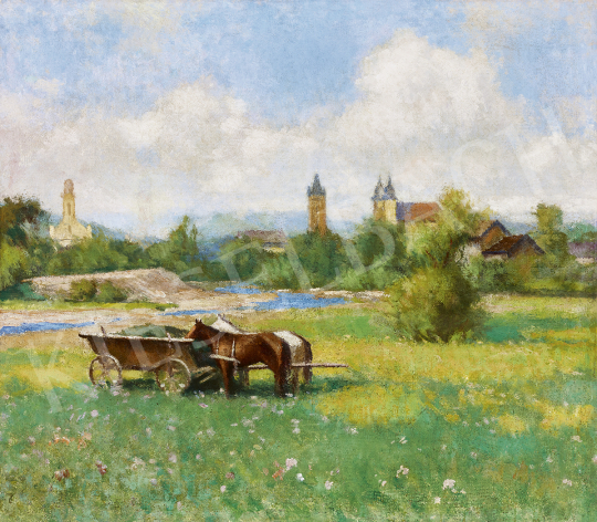 Balla, Béla - The View of Nagybánya, late 1930s | 56th Autumn Auction auction / 1 Lot