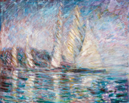 Halápy, János - Sailing Boat Race at Lake Balaton, c. 1940 