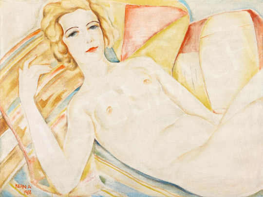  Kern, Andor - Art Deco Nude on the Sofa, 1933 | 56th Autumn Auction auction / 17 Lot