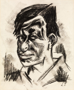 Tihanyi, Lajos, - Self-Portrait 