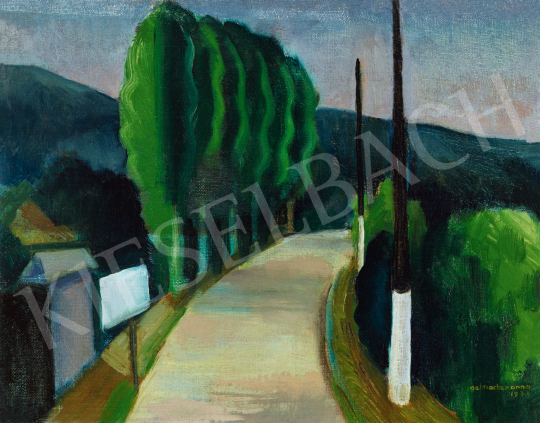  Oelmacher Anna - Fasor (Az út), 1932 | 56. Őszi Aukció aukció / 58 tétel