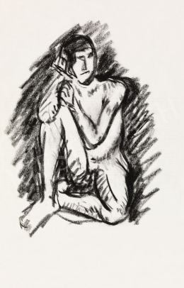 Tihanyi, Lajos, - Model Resting, c. 1910 