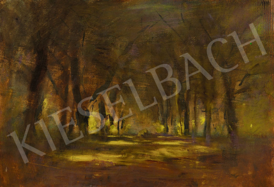  Mednyánszky, László - Sunlit Alle in the Castle Park, 1910s | 56th Autumn Auction auction / 77 Lot