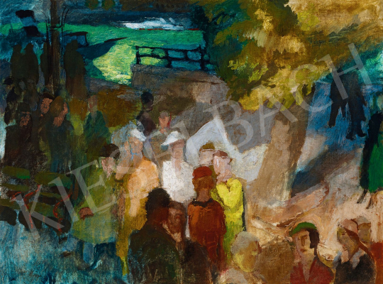  Szőnyi, István - Corso by the Danube, 1930 | 56th Autumn Auction auction / 85 Lot