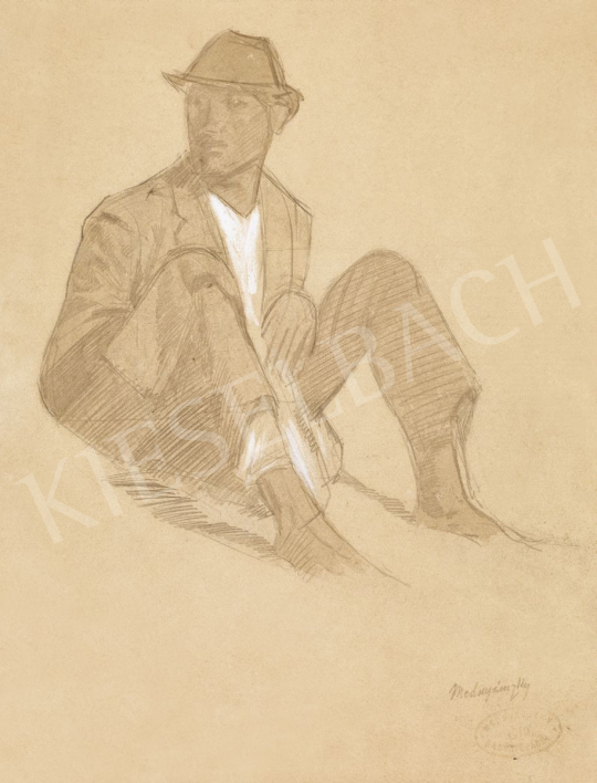  Mednyánszky, László - 19 drawings - Boy in a White Shirt | 56th Autumn Auction auction / 192 Lot