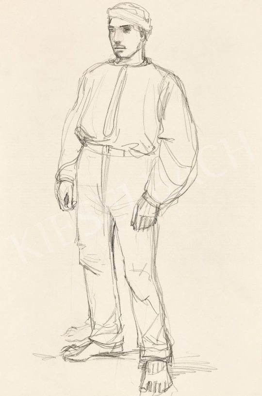  Mednyánszky, László - 19 drawings - Boy Standing | 56th Autumn Auction auction / 192 Lot