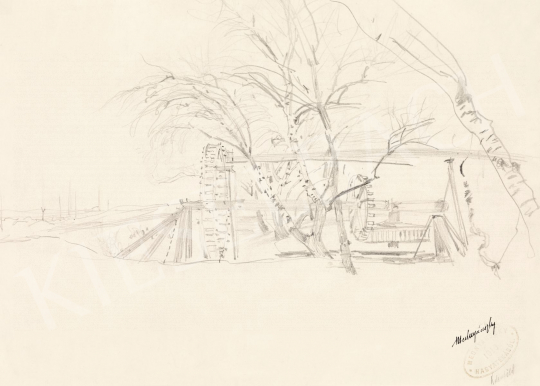  Mednyánszky, László - 19 drawings - Mill in Kelenföld | 56th Autumn Auction auction / 192 Lot