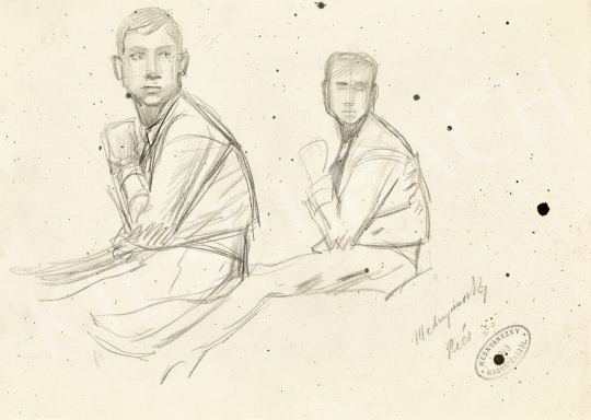  Mednyánszky, László - 19 drawings - Boys Sitting | 56th Autumn Auction auction / 192 Lot