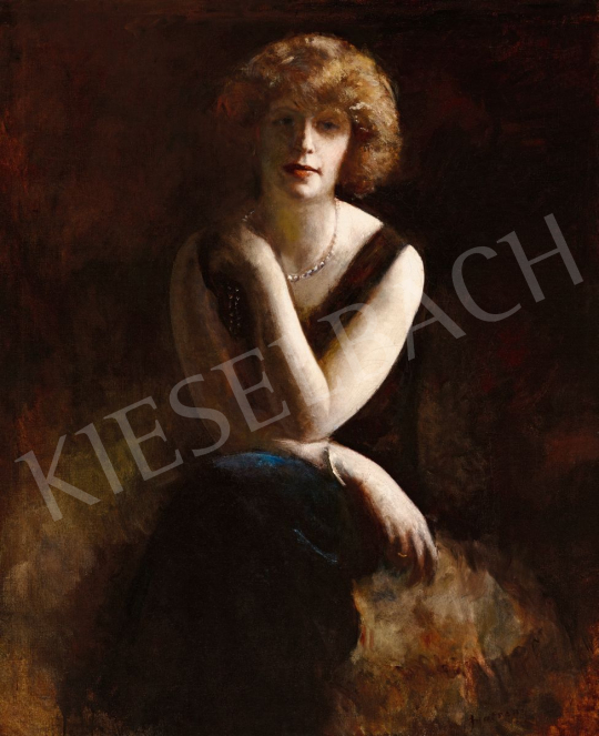 Hatvany, Ferenc - Lady with a Pearl Necklace | 56th Autumn Auction auction / 231 Lot