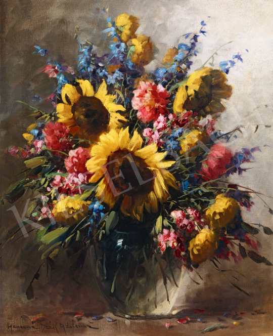  Henczné Deák, Adrienne - Still-Life of Flowers | 56th Autumn Auction auction / 49 Lot