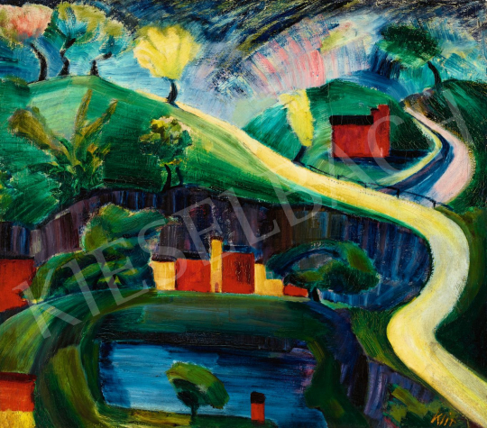 Klie, Zoltán - Fairy-Tale Landscape (Composition), 1926 | 56th Autumn Auction auction / 56 Lot