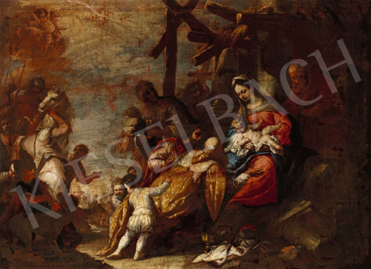  Olasz festő 1700 körül - Három királyok | 56. Őszi Aukció aukció / 214 tétel