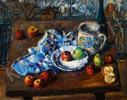  Basch, Andor - Still-Life with Autumn Landscape in the Background, 1942 