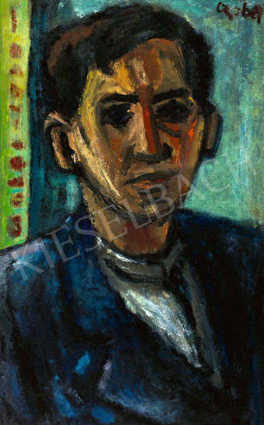  Czóbel, Béla - Self-Portrait, c. 1920 | 56th Autumn Auction auction / 132 Lot
