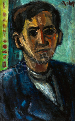  Czóbel, Béla - Self-Portrait, c. 1920 