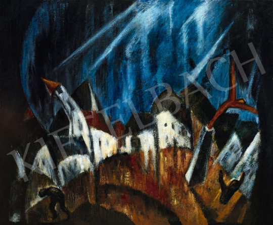 Schadl János - Falu viharban, 1922 | 56. Őszi Aukció aukció / 139 tétel