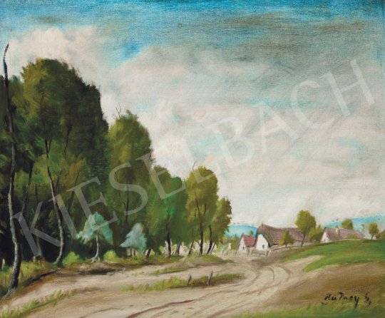  Rudnay, Gyula - Street in Bábony | 56th Autumn Auction auction / 152 Lot