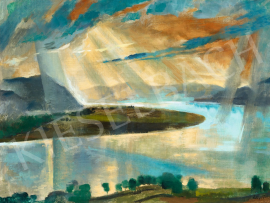  Szőnyi, István - Lights above the Danube after Storm, late 1920s | 56th Autumn Auction auction / 157 Lot