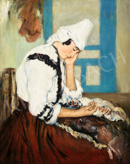  Glatz, Oszkár - Young Woman in Folks Costume 