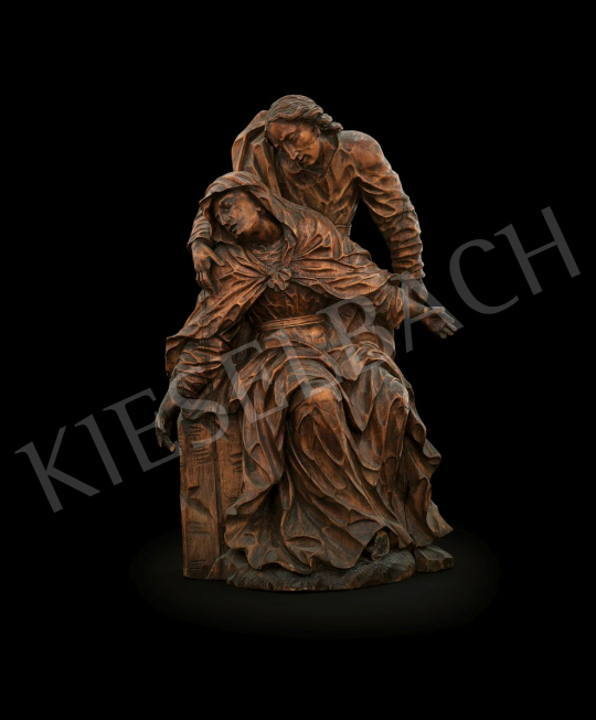  Ismeretlen német szobrász - János apostol Máriával, 17-18. század fordulója | 56. Őszi Aukció aukció / 197 tétel