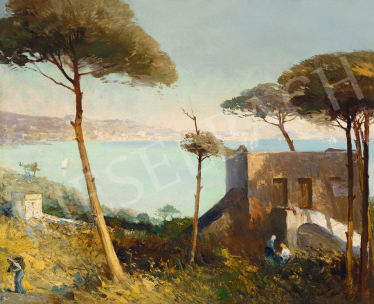  Háry, Gyula - View to Pozzuoli | 56th Autumn Auction auction / 201 Lot