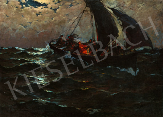 Komáromi-Kacz, Endre (Komáromi Katz Endre) - The Sailing Boat | 56th Autumn Auction auction / 154 Lot