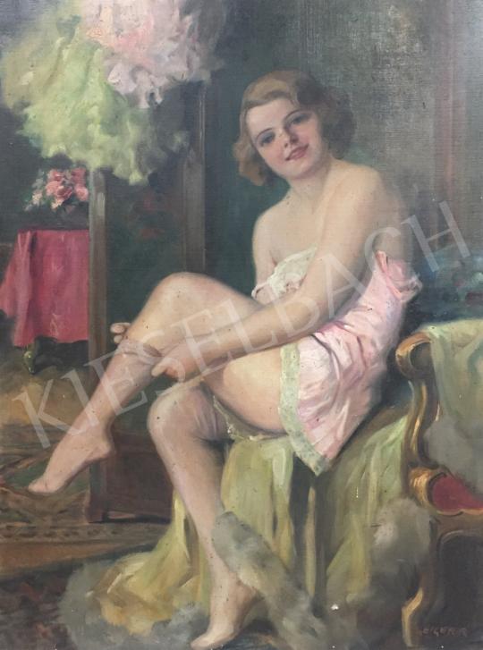 Geiger, Richárd - Young Girl, 1931 painting