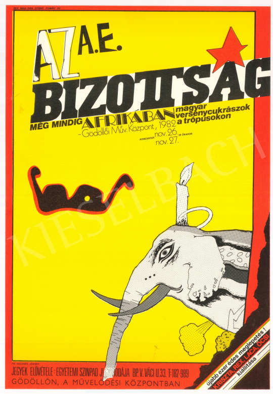  Wahorn, András - Az A. E. Bizottság még mindig Afrikában, 1982 painting