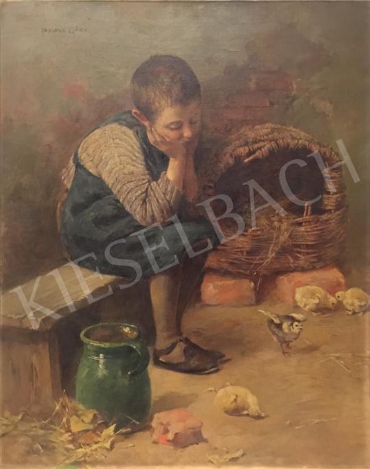  Peske, Géza - Boy painting