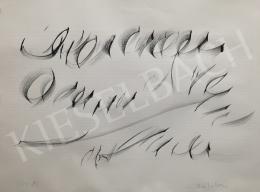  Nádler, István - Calligraphy, 1982 